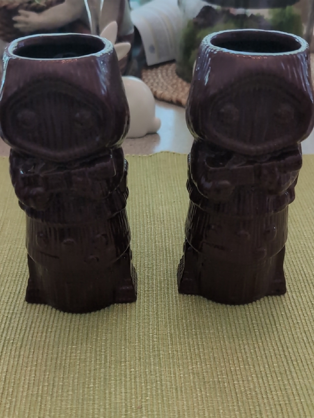 Star Wars Dark Brown Ceramic Figurine Duo